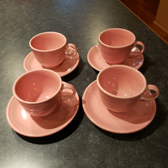 4 Retired Rose teacups and saucers - Picture 11 of 11